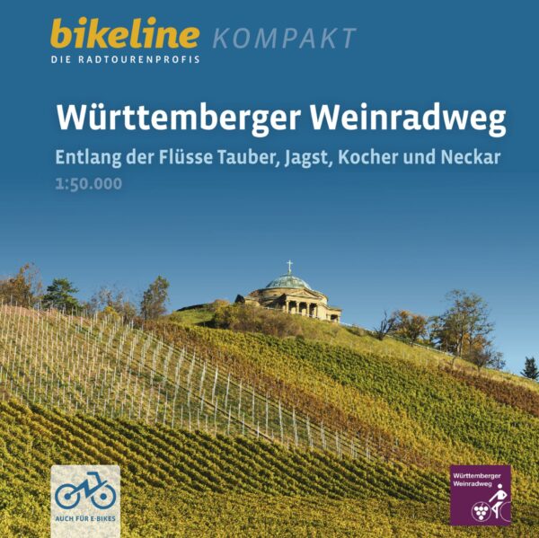 Bikeline kompakt Radtourenbuch Württemberger Weinradweg