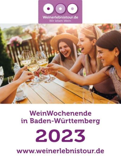 WeinWochenende 2023 | Jahresprogramm WEinErlebnisFührer Baden-Württemberg